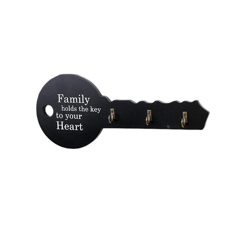Retro Wood Key Holder Wall Key Shape Hook Sto – Quality You Can Trust