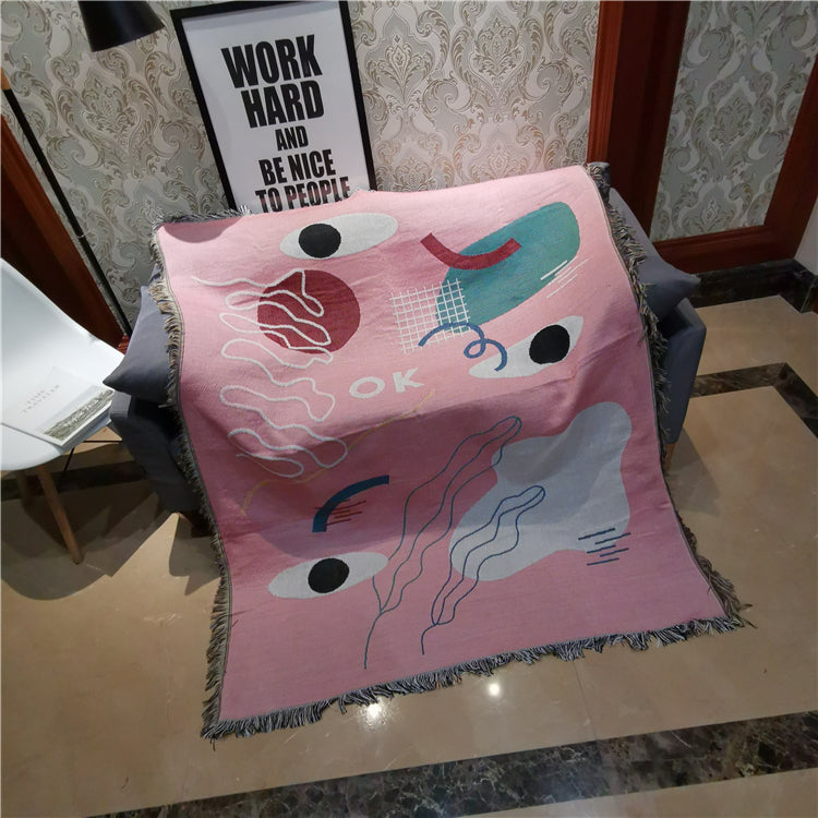 Leisure Blanket Line Blanket Creative Persona – Your Daily Essential