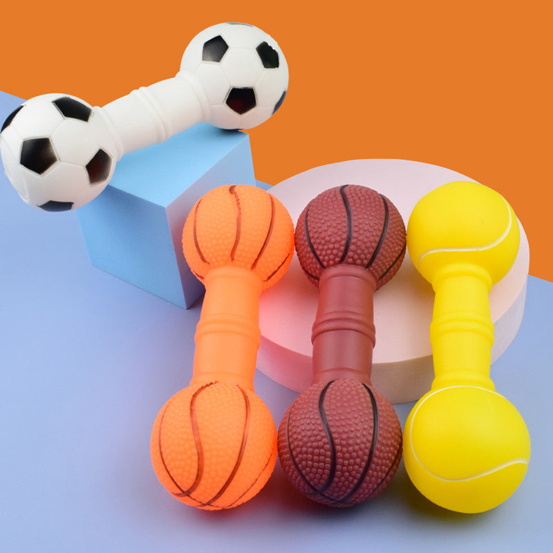 Dog Toys Football Dumbbell Shaped Dog Squeeze – Quality You Can Trust