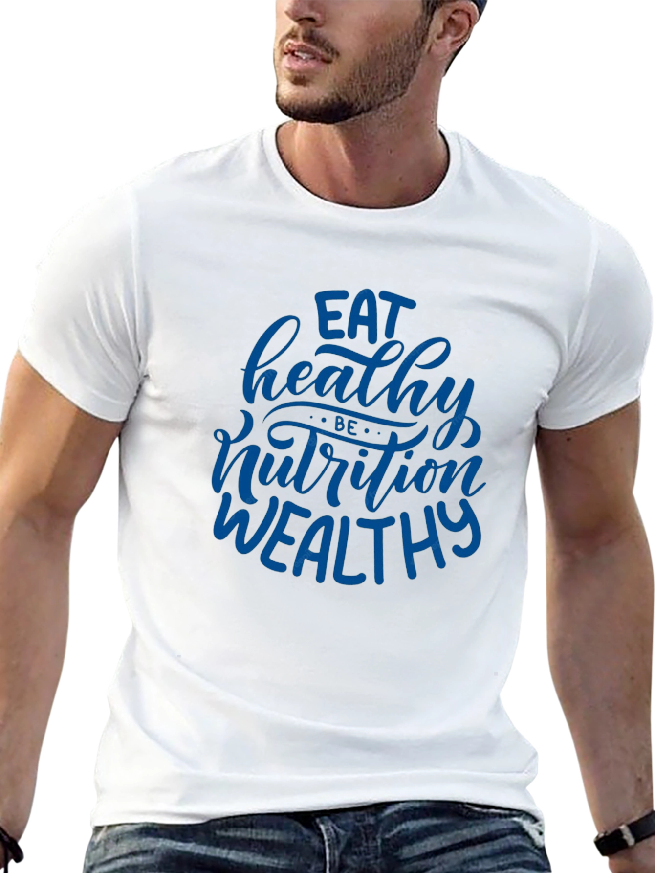 Eat Healthy T-Shirt - Nutrition & Wellness Tee