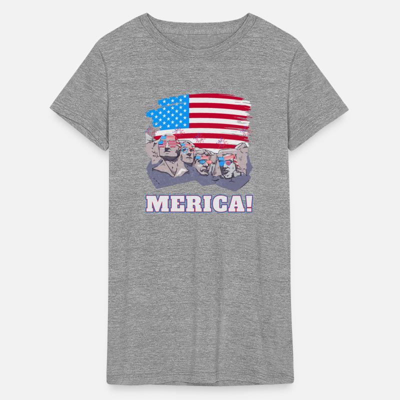 4th of July Mount Rushmore Boys Kid Men Merica Ame