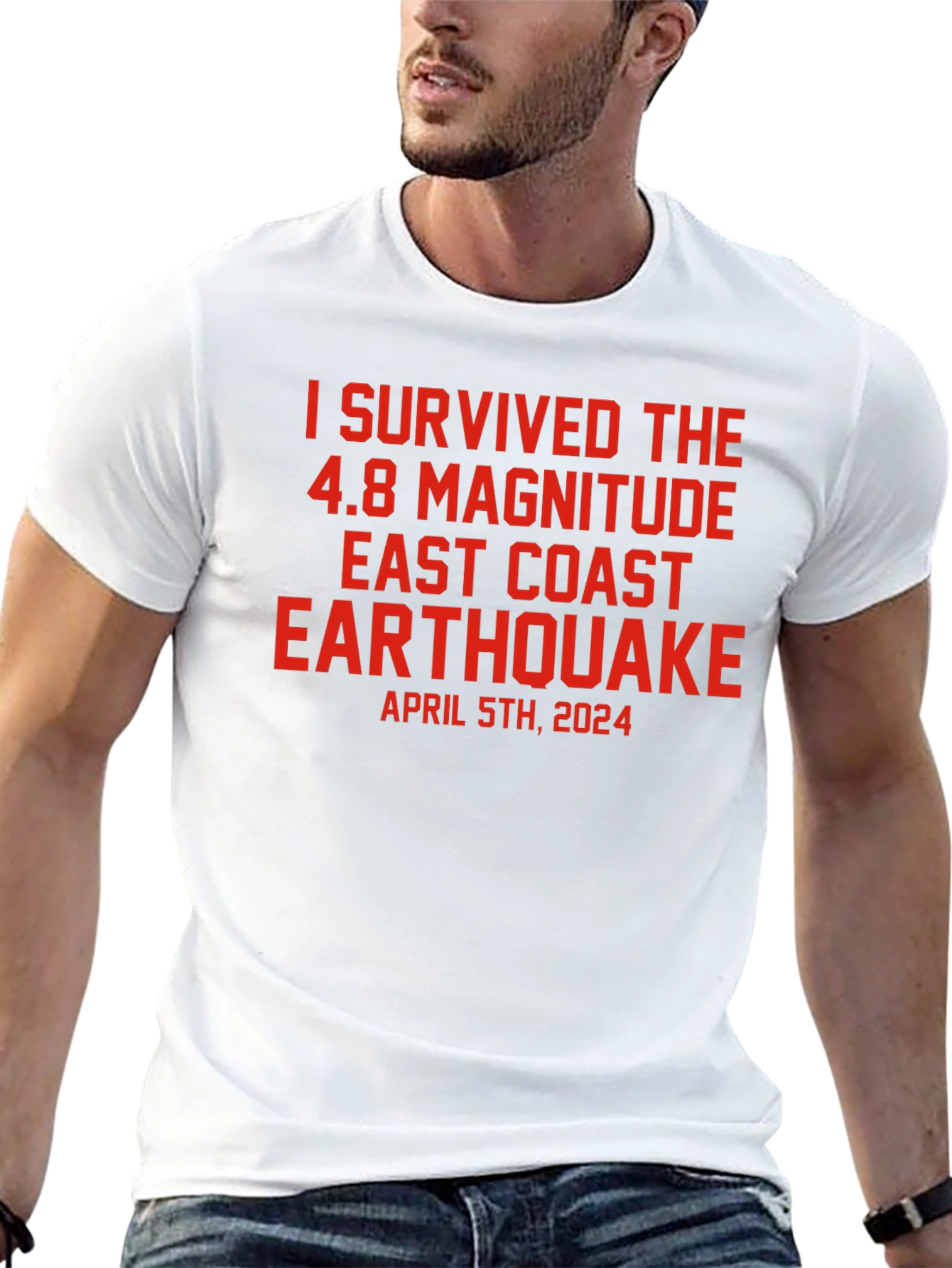 I Survived 4.8 East Coast Earthquake T-Shirt