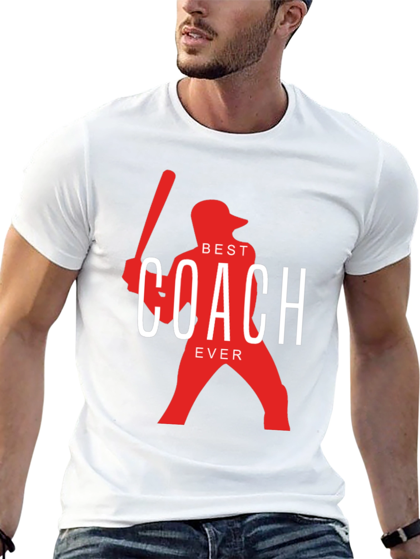 Best Coach Ever T-Shirt - Baseball Coach Appreciation Gift