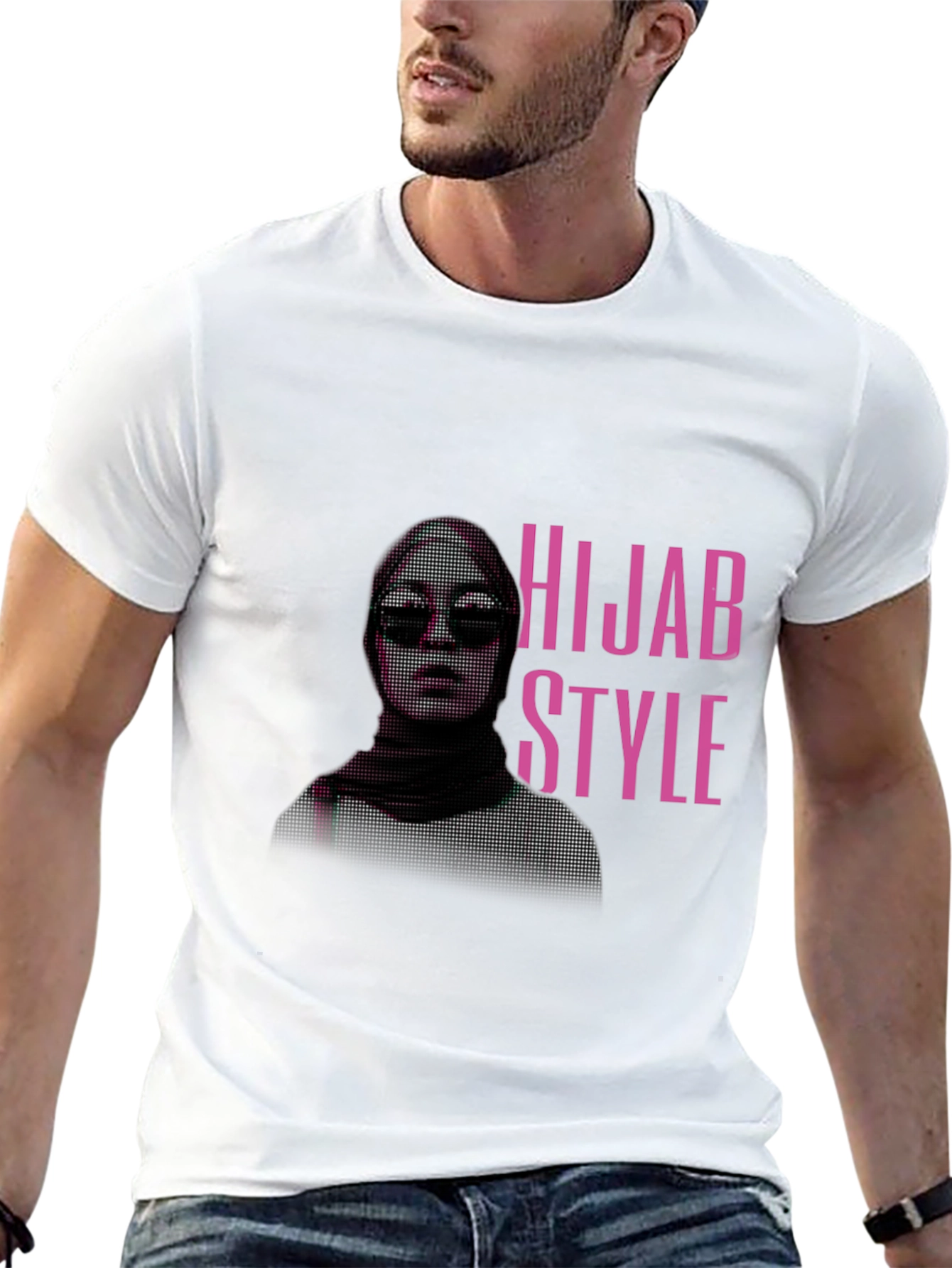 Hijab Style Black T-Shirt - Fashionable Muslim Apparel