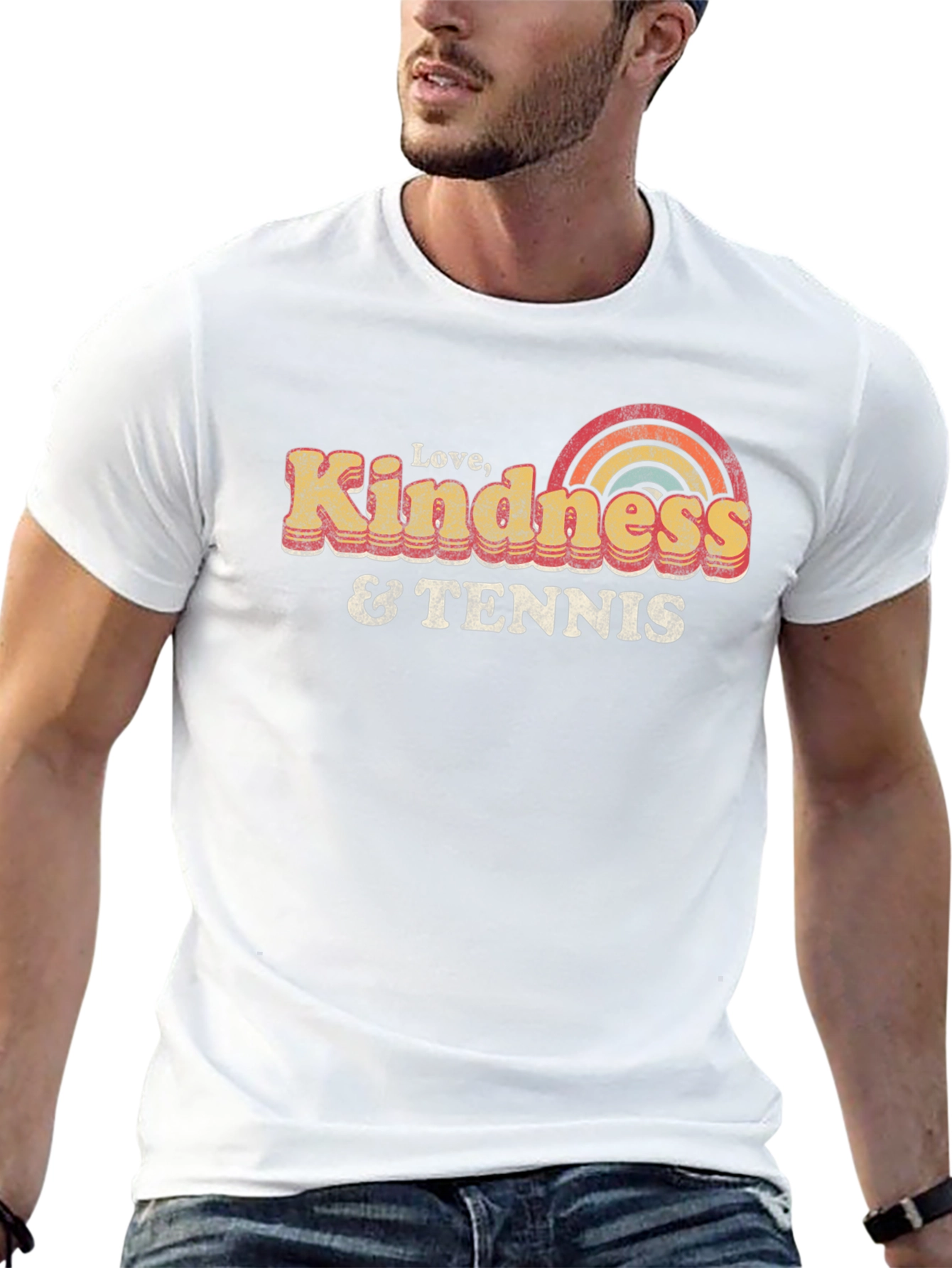 Love Kindness & Tennis Graphic Tee