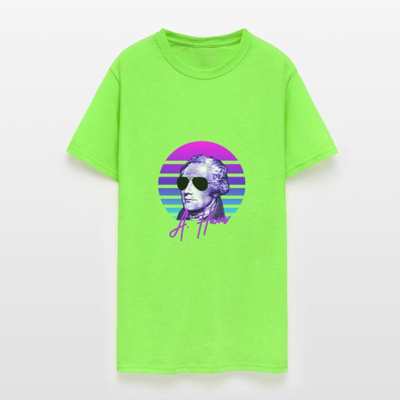 Alexander Hamilton Vaporwave American History