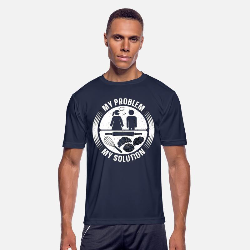 Baker My Problem My Solution Pictogram Dad Baking