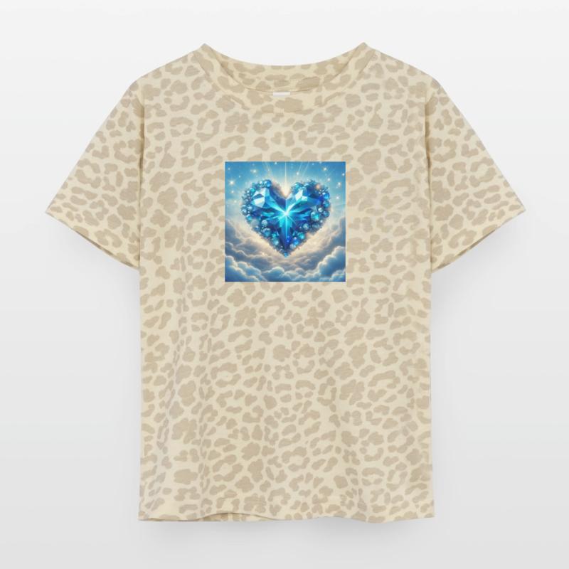 Blue Heart Jewel Radiant Heart of Love