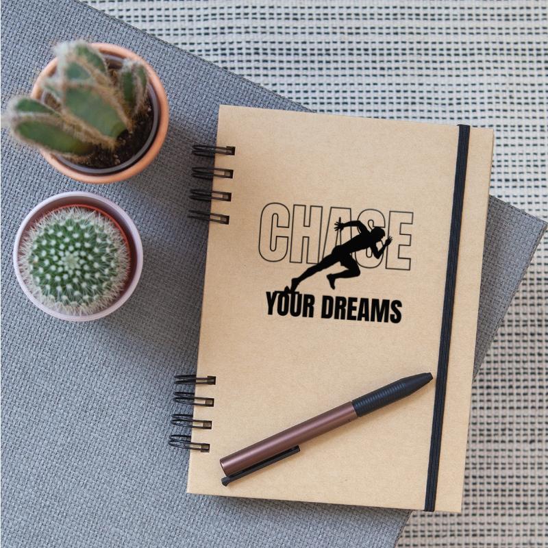 Chase Your Dreams Runner Motivation Design
