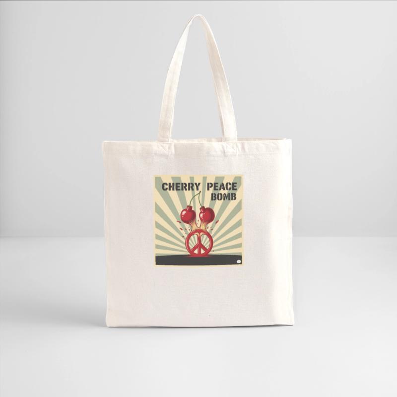 Cherry Peace Bomb – Explosive Retro Pop Art Tee