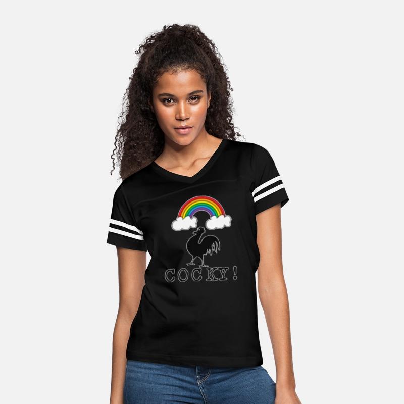 Cocky Rooster w Rainbow