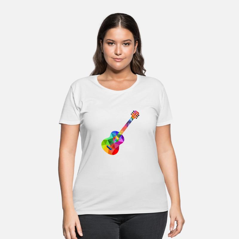 Colorful rainbow guitar Rainbow music guitarist