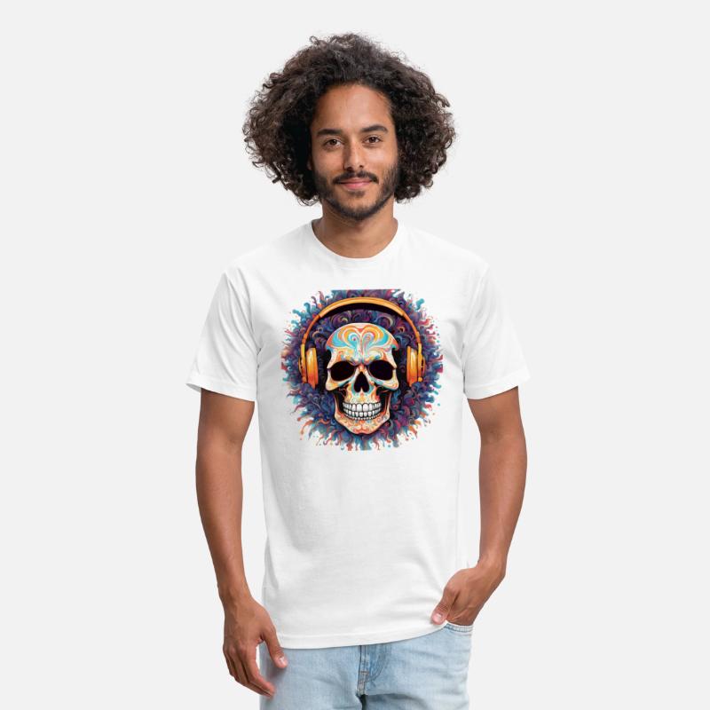 Colorful Skull Headphone