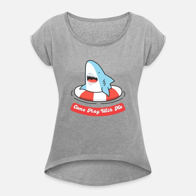 come play with me- funny shark