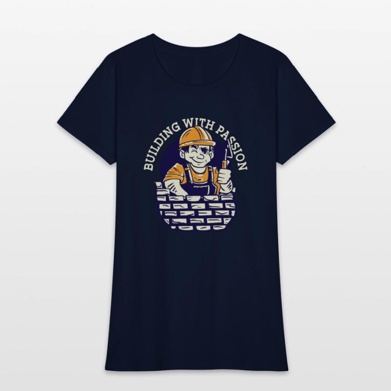 Construction worker building passion craftsman