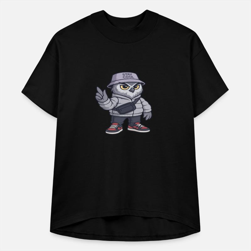 Cool Owl in Streetwear – Urban Cartoon Style