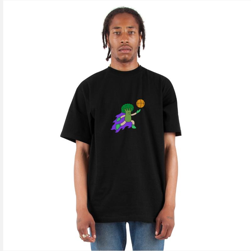 Cute broccoli basketball