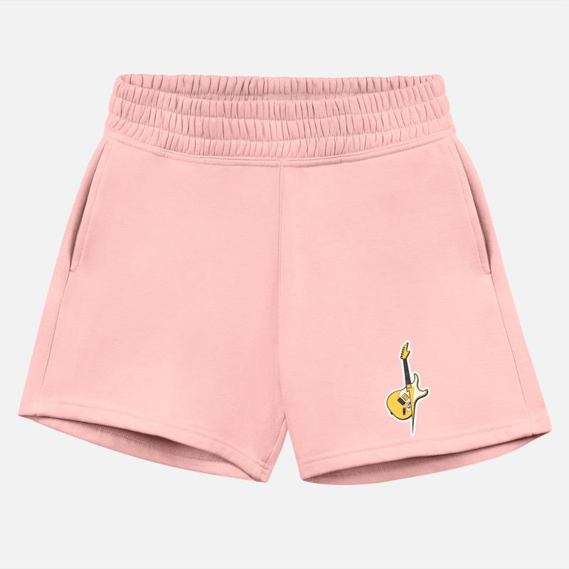 Electric Guitar with Lightning Accent