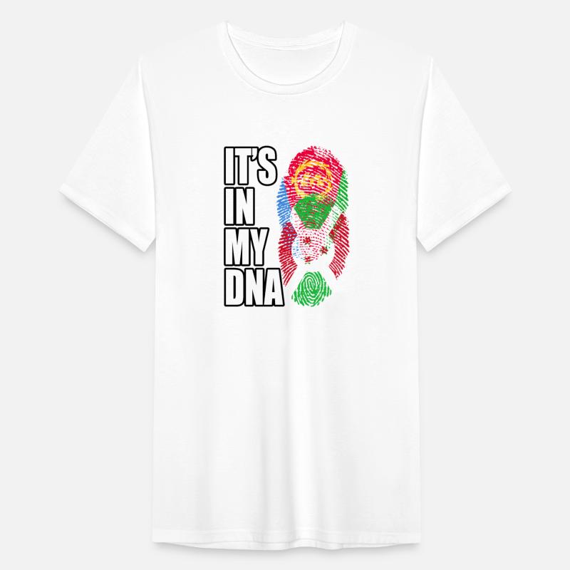 Eritrean And Burundian Mix Heritage DNA Flag
