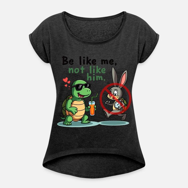 Funny Turtle and Bunny Cartoon Design