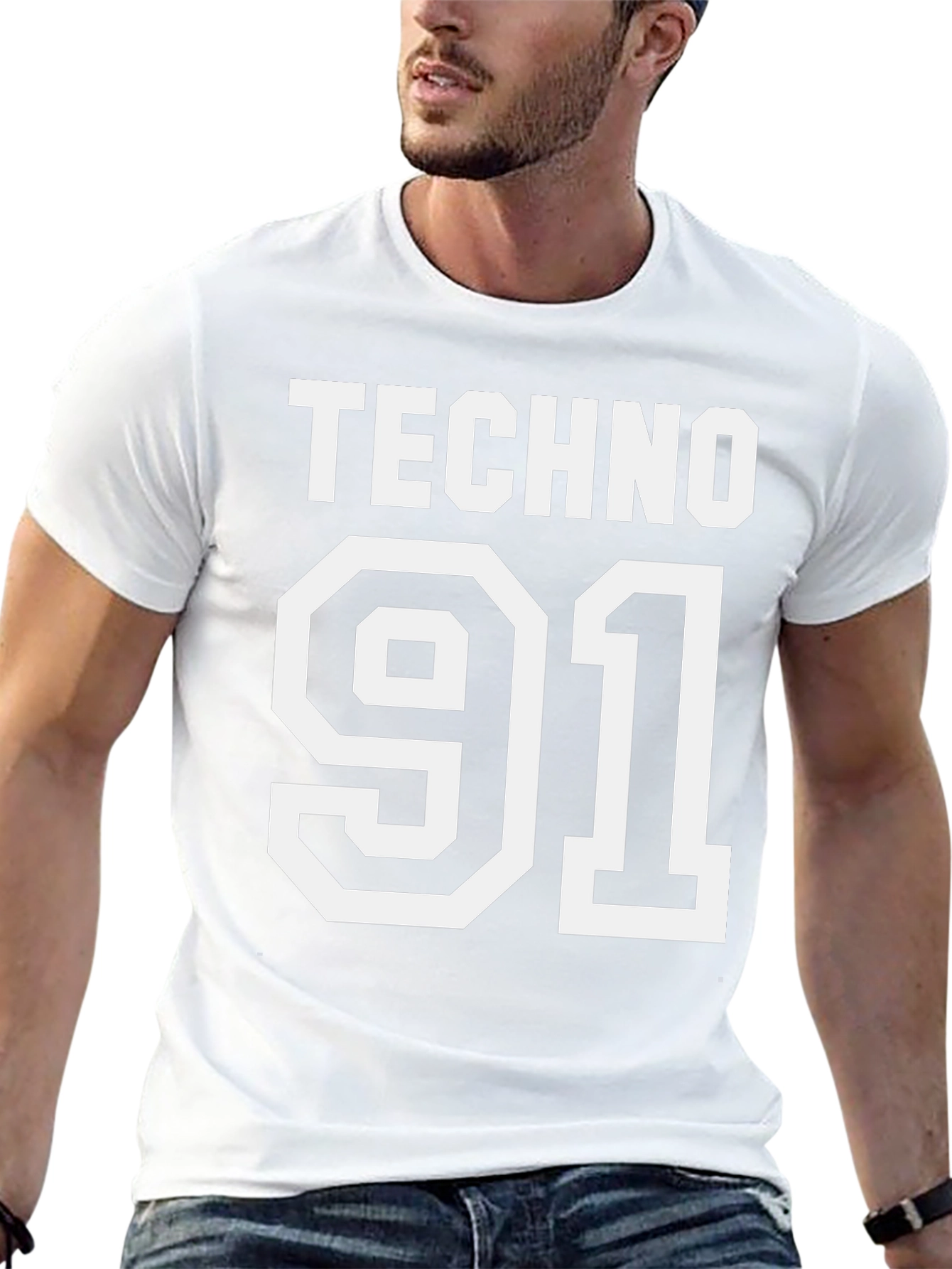 Techno 91 Black Graphic T-Shirt