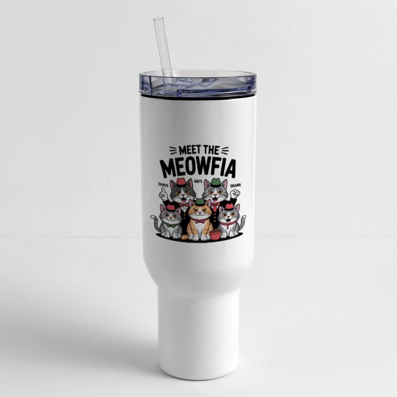 Vintage Cat Gang Illustration