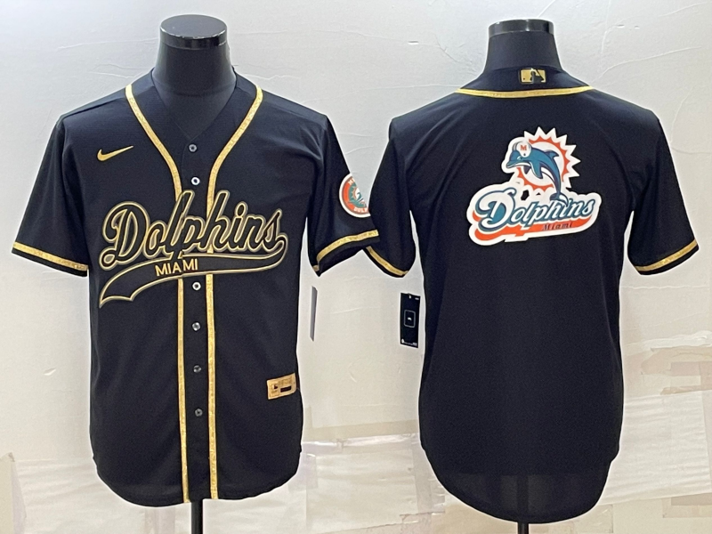 Men's Miami Dolphins Black Player Jerseys