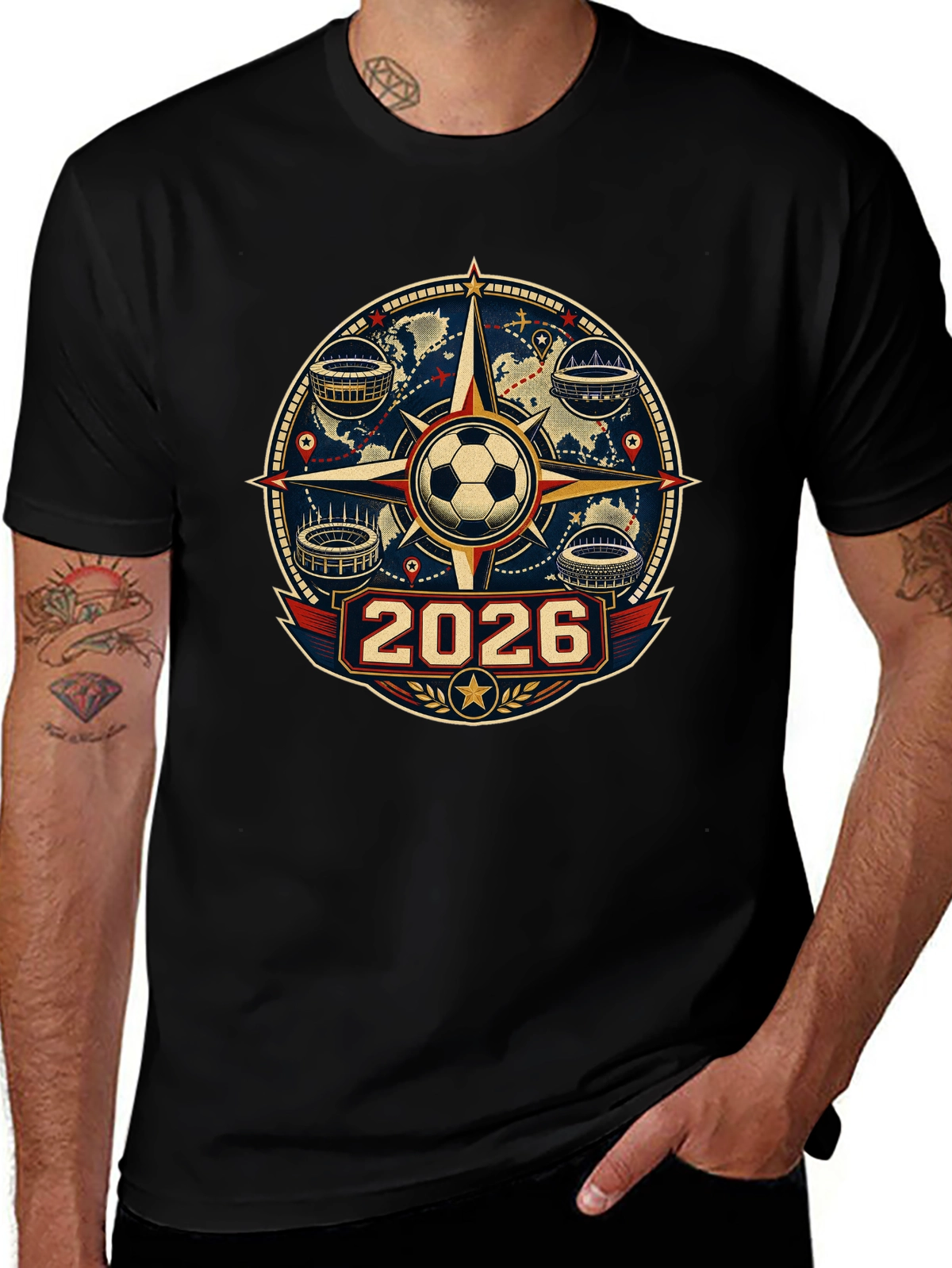 My Team My Heart – World Cup Fanatic Street Style T-Shirt