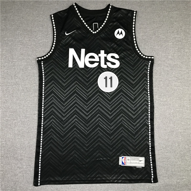Men's Brooklyn Nets Kyrie Irving #11 Black 2020/21 Swingman Player Jerseys