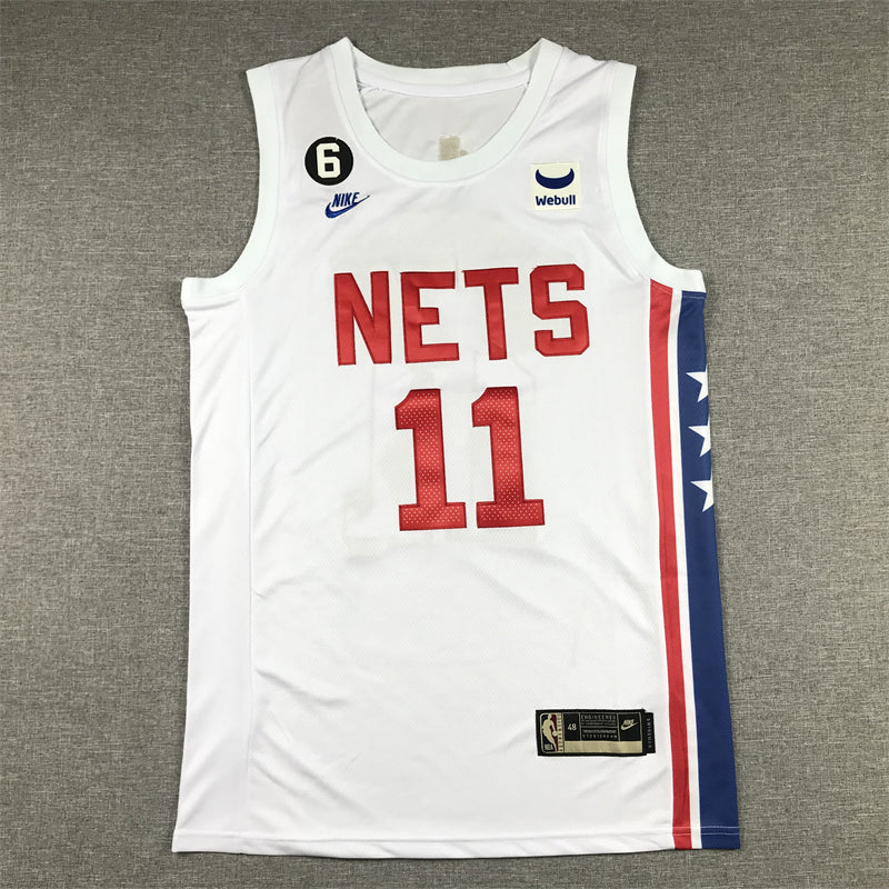 Men's Brooklyn Nets Kyrie Irving #11 White 2022/23 Swingman Jerseys - Classic Edition