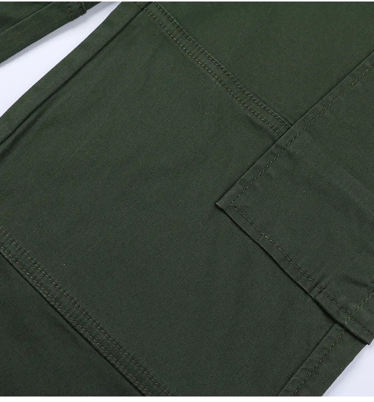 Comfortable Pants Straight Leg Cargo Pants Women High Wais