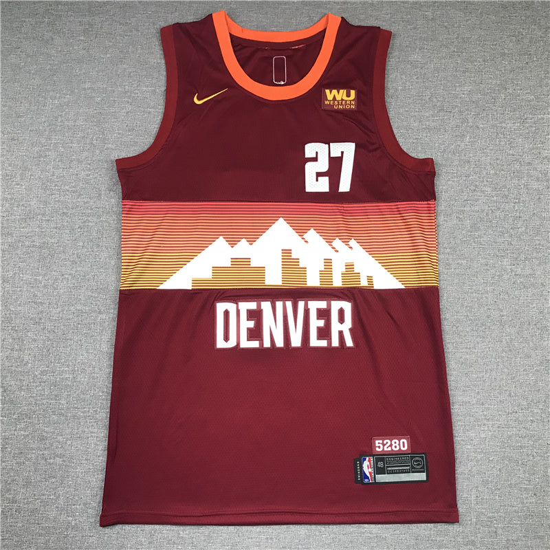 Men's Denver Nuggets Jamal Murray Red Swingman Player Jerseys