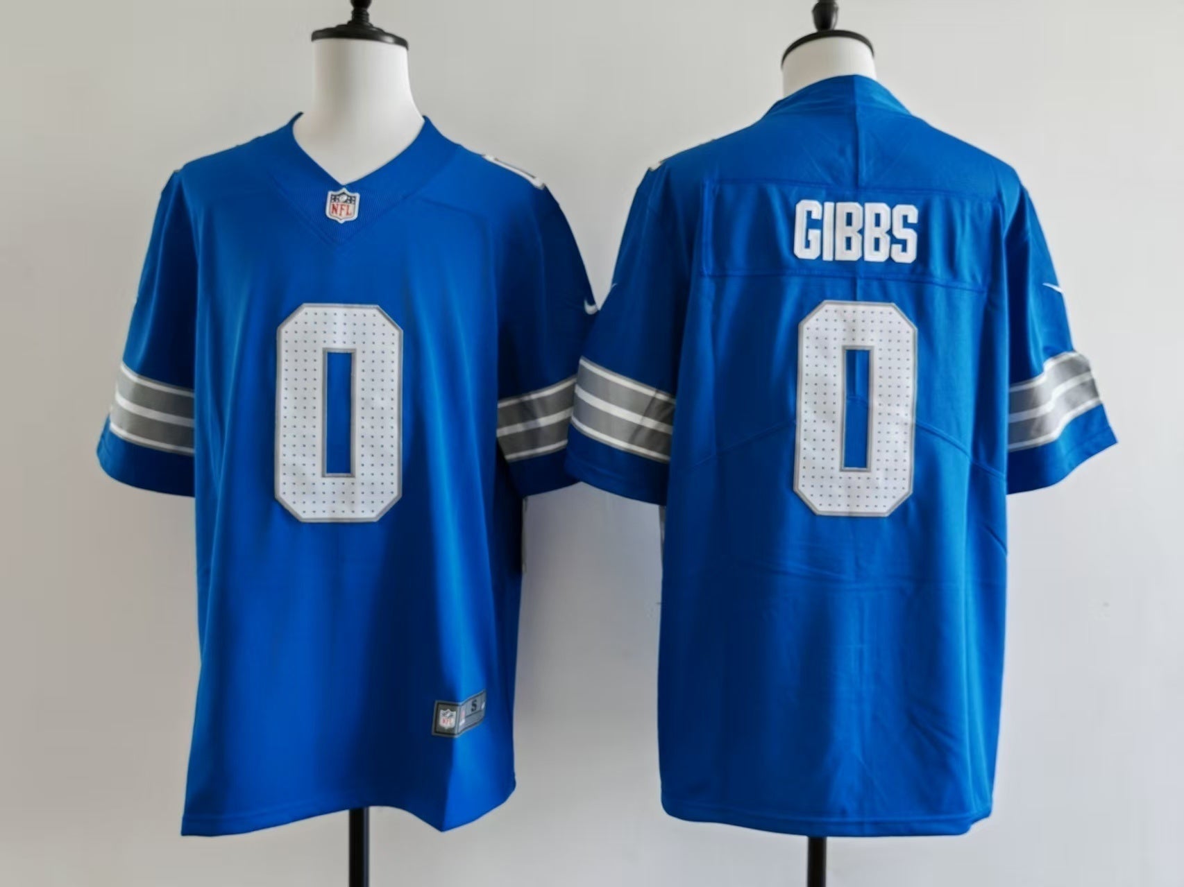 Men's Detroit Alex Jahmyr Gibbs Jersey -  Blue#0