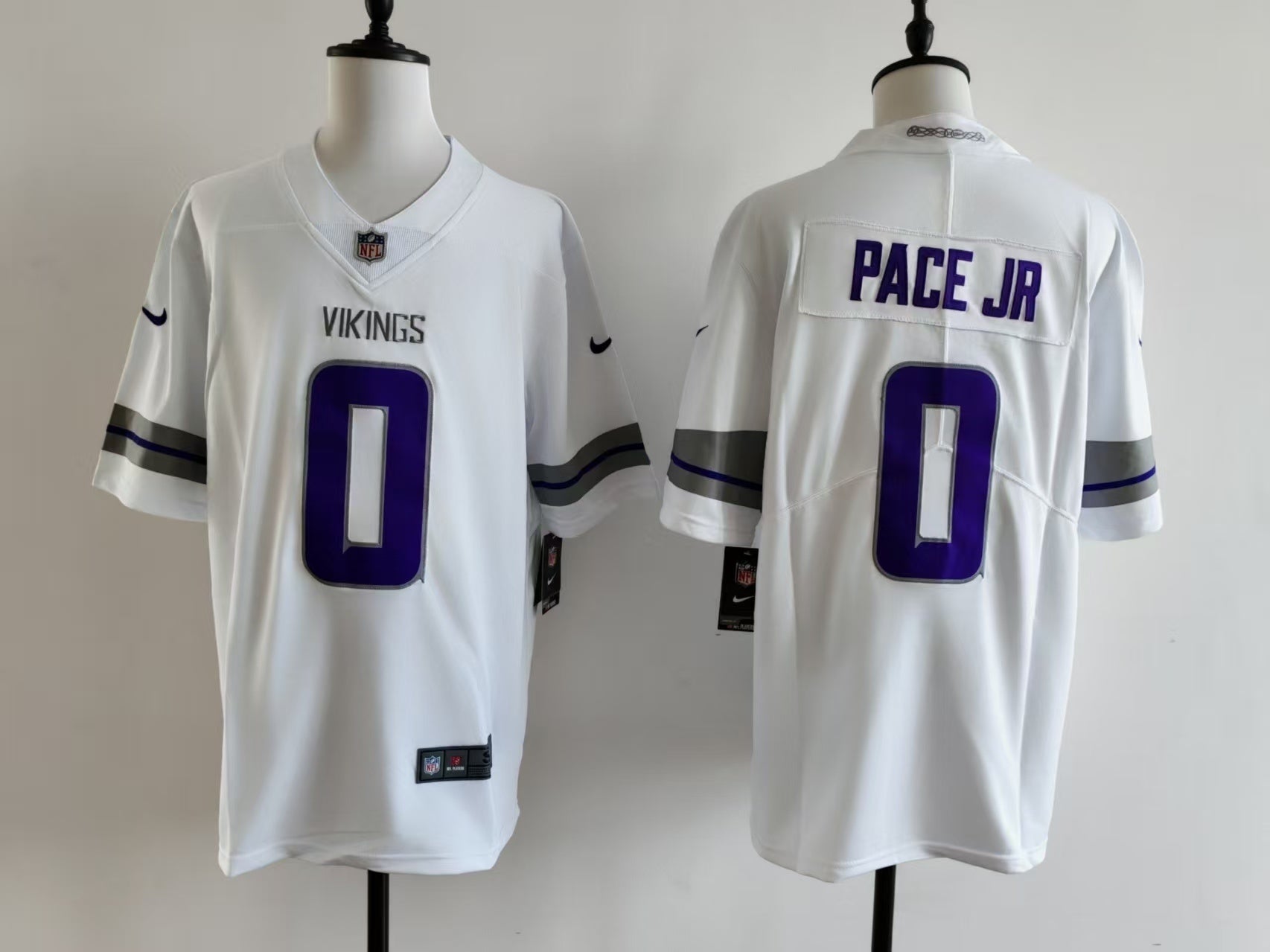 Men's Minnesota Vikings Ivan Pace Jr Nike Jersey -  White