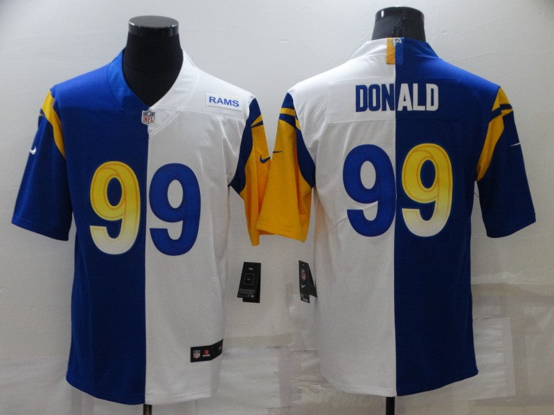 Men's Los Angeles Rams Aaron Donald #99 Blue/White Game Jerseys