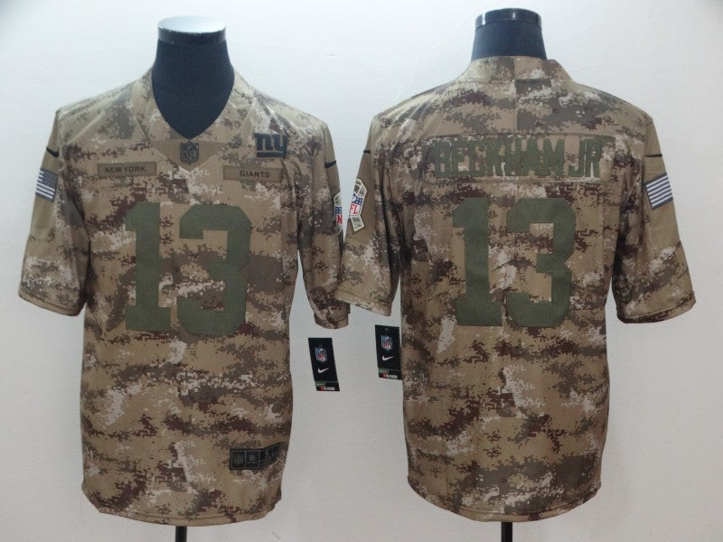 Men's New York Giants Odell Beckham Jr. #13 Camouflage Game Jerseys