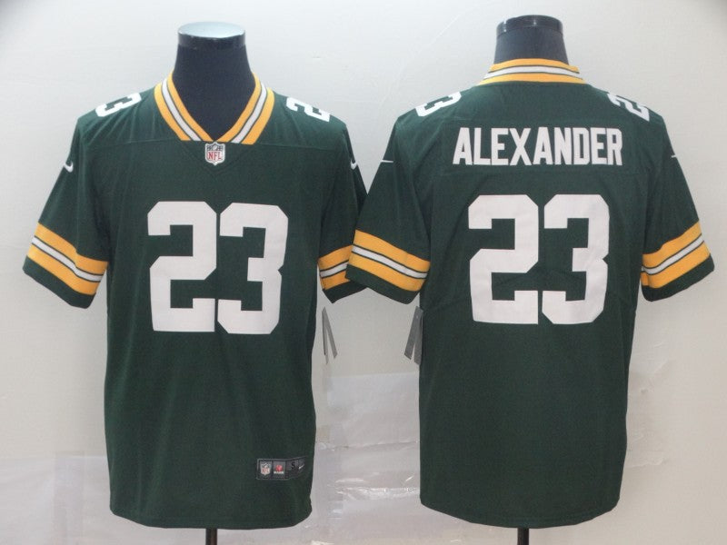 Men's Green Bay Packers Jaire Alexander #23 Green Game Jerseys