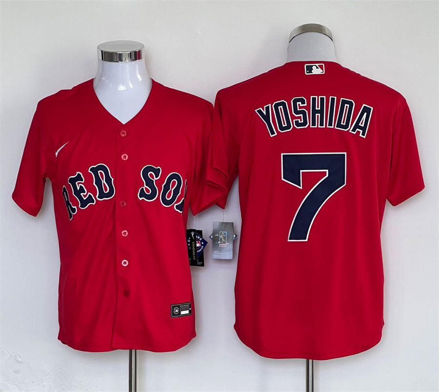 Men's Boston Red Sox Masataka Yoshida #7 Red Replica Player Jerseys