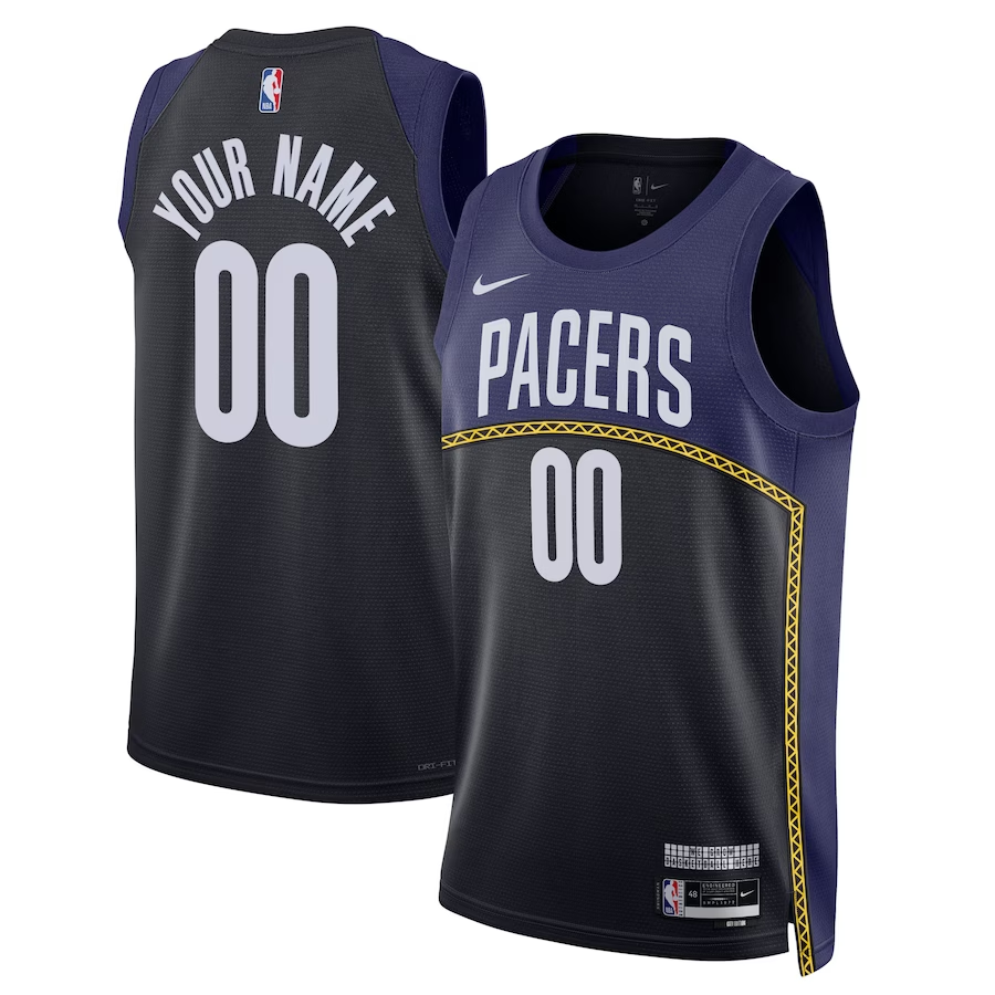 Men's Indiana Pacers Navy 2022/23 Swingman Custom Jerseys - City Edition