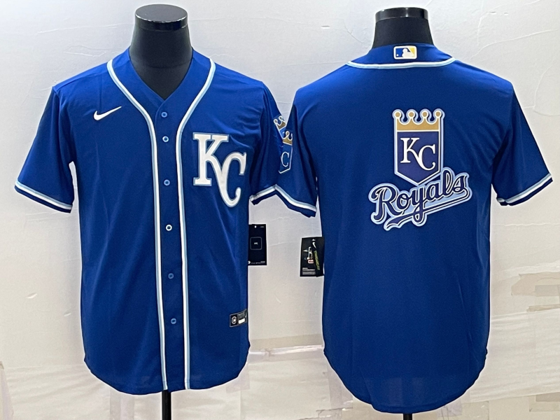Men's Kansas City Royals Blue Replica Player Jerseys