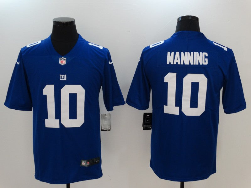 Men's New York Giants Eli Manning #10 Blue Game Player Jerseys