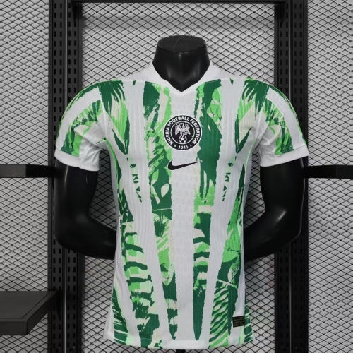 2025-26 Nigeria White-Green Player Edition Jersey - Men