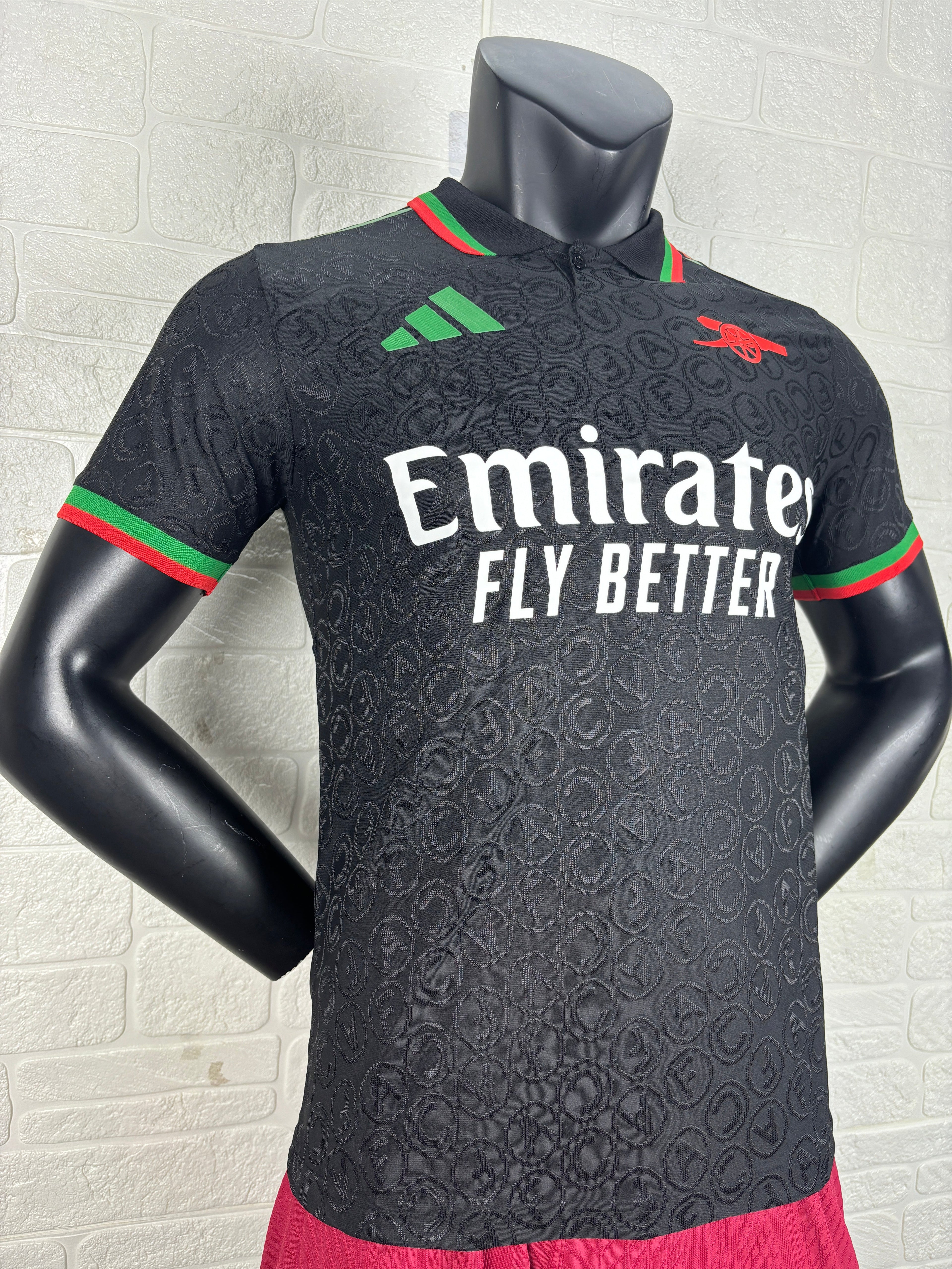 2025-26 Arsenal Special Edition Black Player Version Jersey