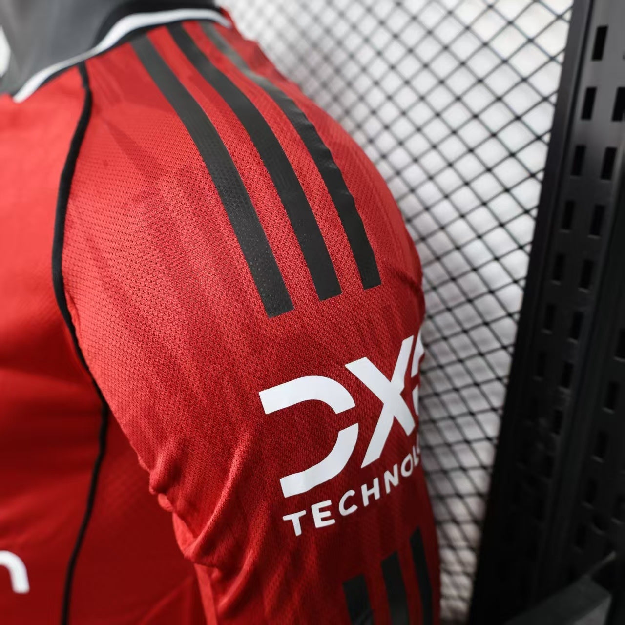 2025-26 Manchester City Home Red Long Sleeve Player Edition Jersey - Men