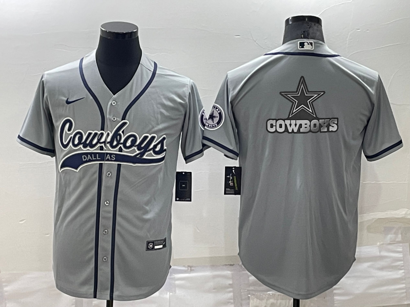 Men's Dallas Cowboys Gray Game Jerseys
