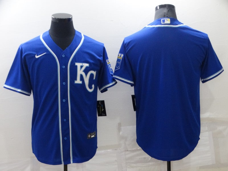 Men's Kansas City Royals Royal Alternate Replica Blank Jerseys