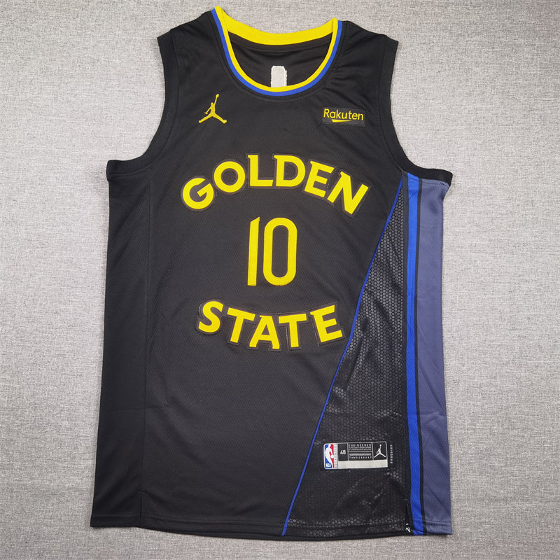 Men's Golden State Warriors Jimmy Butler #10 Black Swingman Jerseys - Statement Edition