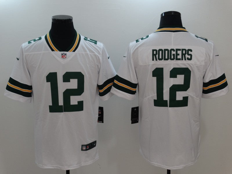 Men's Green Bay Packers #12 Aaron Rodgers Away Game Jerseys