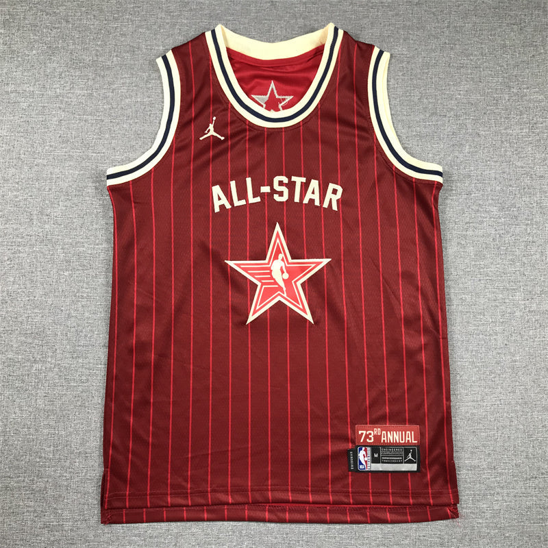 Men's Golden State Warriors Stephen Curry #30 Red 2024 NBA All-Star Game Swingman Jerseys
