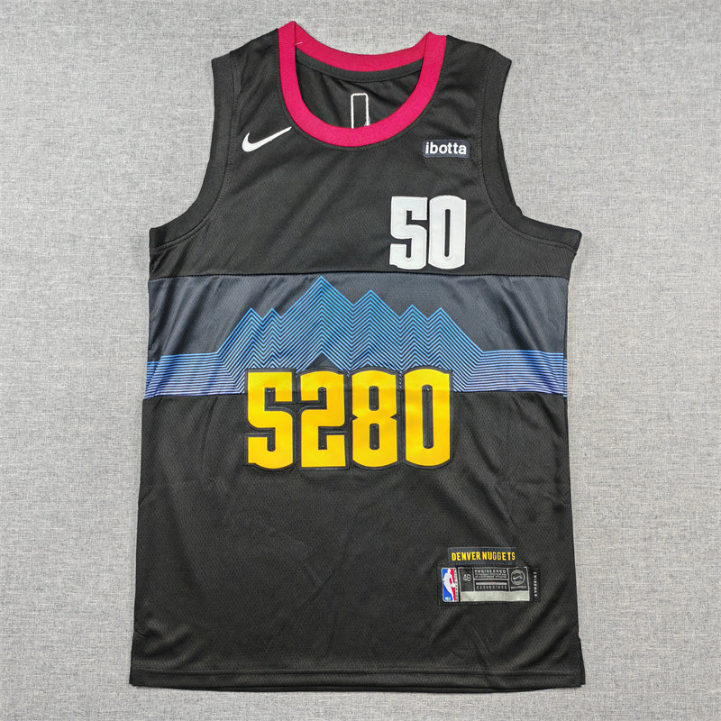Men's Denver Nuggets Aaron Gordon #50 Black 2023/24 Swingman Jerseys - City Edition
